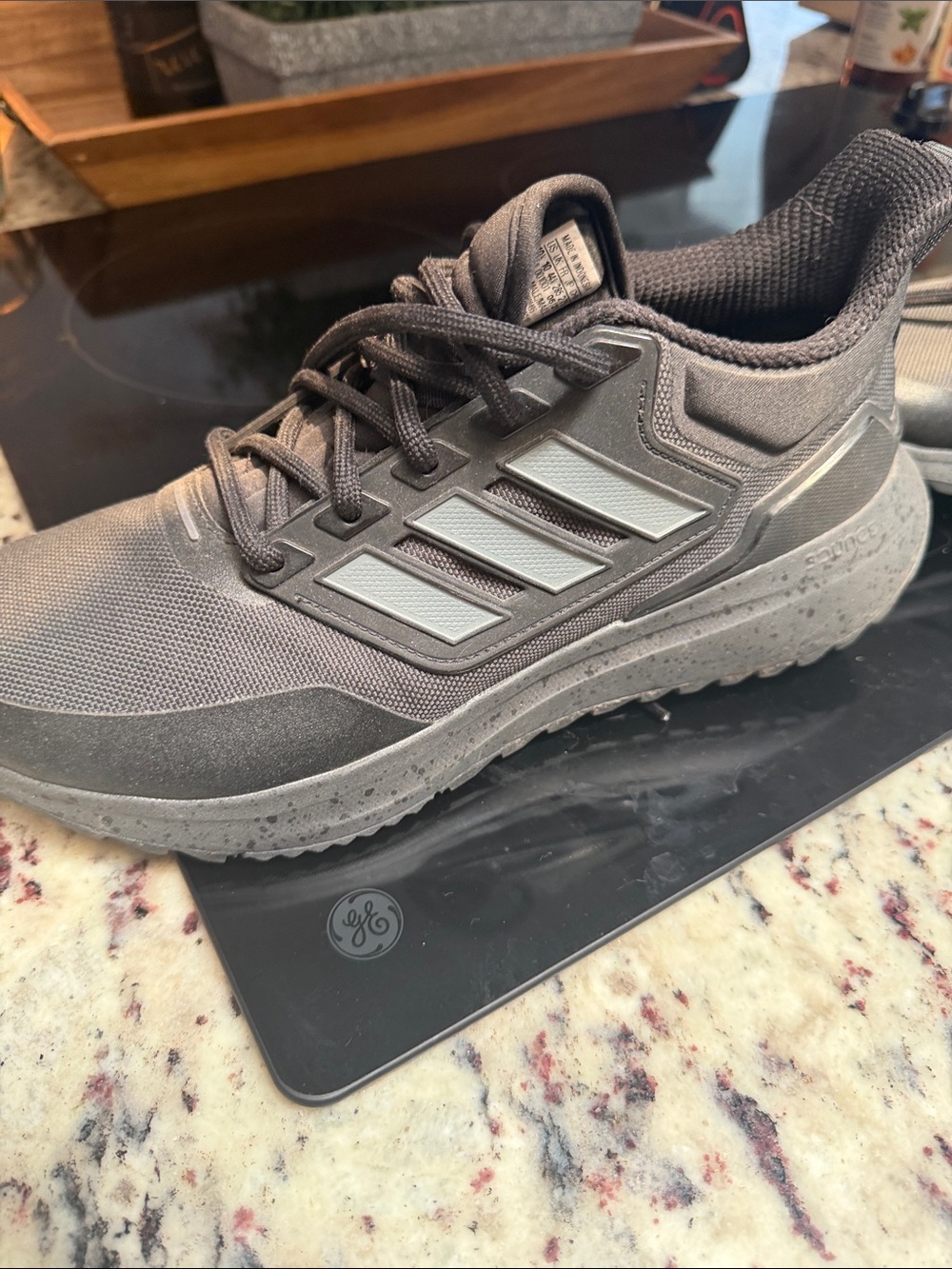 adidas Men’s Charcoal Grey Athletic Sneakers
